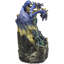 Figurine de brûleur d'encens Blue Dragon On