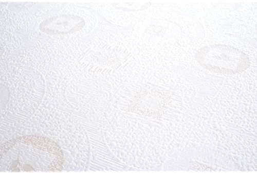 Collection Herbal Fusion, matelas en mousse viscoélastique infusée de thé vert, blanc., 8", Grand lit