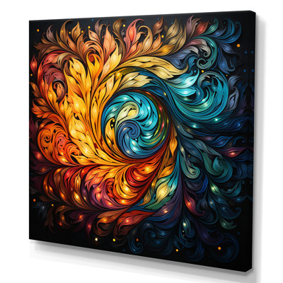 " Colorful Indian Mystic Rangoli III "