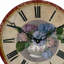 Pettie Hydrangea Motif Wall Clock - 36cm