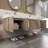 Edinger 70.8'' Double Bathroom Vanity with Acrylic Top-517148724