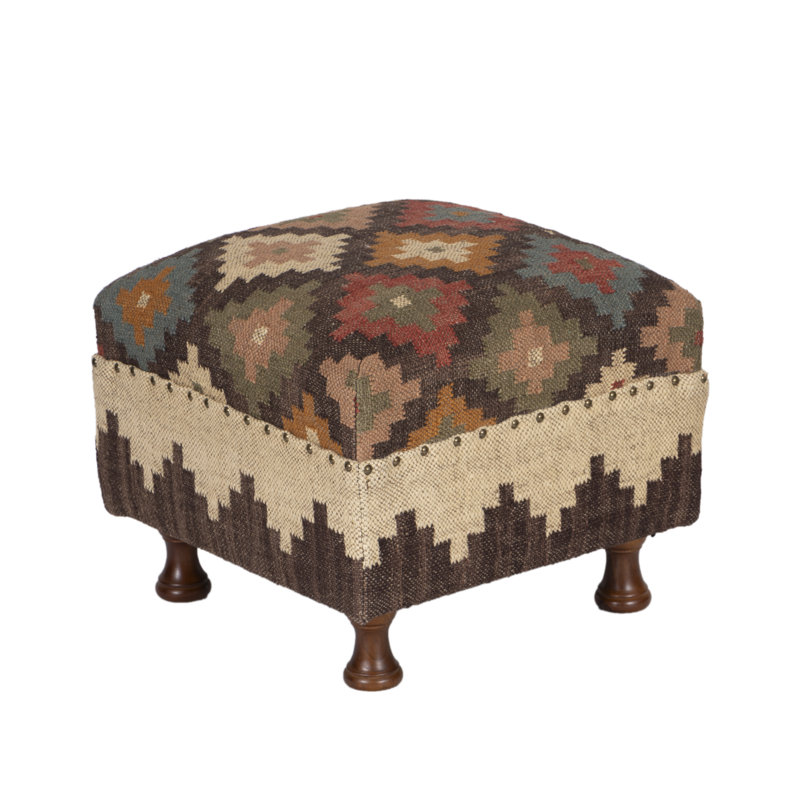 Tabouret d'appoint en bois massif Kostadinka