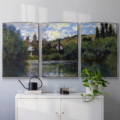 " View Of Vetheuil " 3 - Pieces