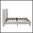 High Headboard Upholstered Bed