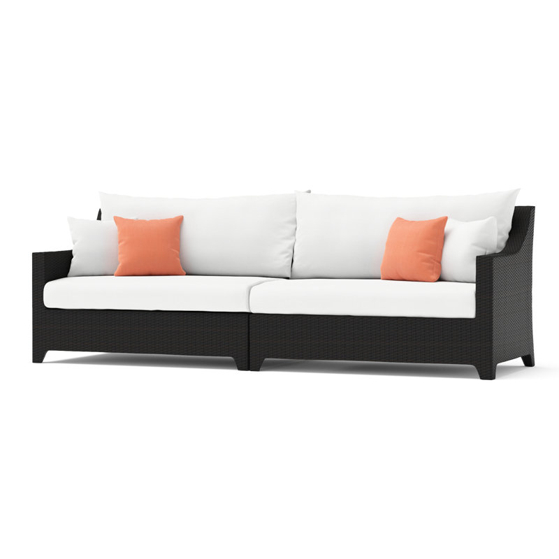 Fionnula 6 - Person Patio Conversation Set with Cushions, Cast Coral Sunbrella® Plainweave