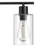 Alorie 3 - Light Industrial Kitchen Island Pendant with 4"W Clear Glass Shade-91224281
