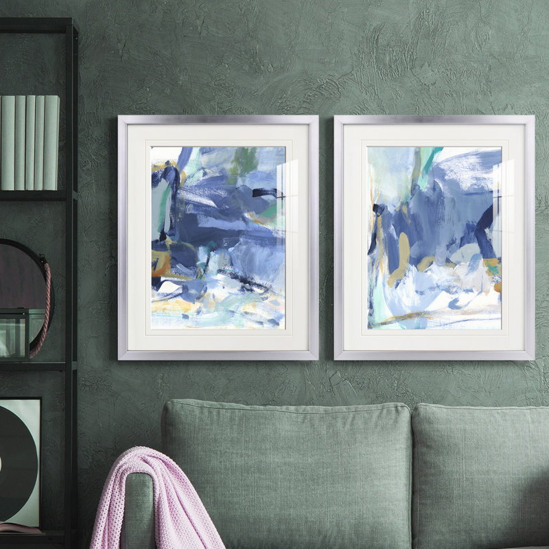 Blue Room I, reproduction encadrée de qualité supérieure - prête à être accrochée