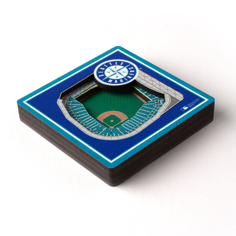 YouTheFan Wood Magnetic & Lettering, MLB Seattle Mariners