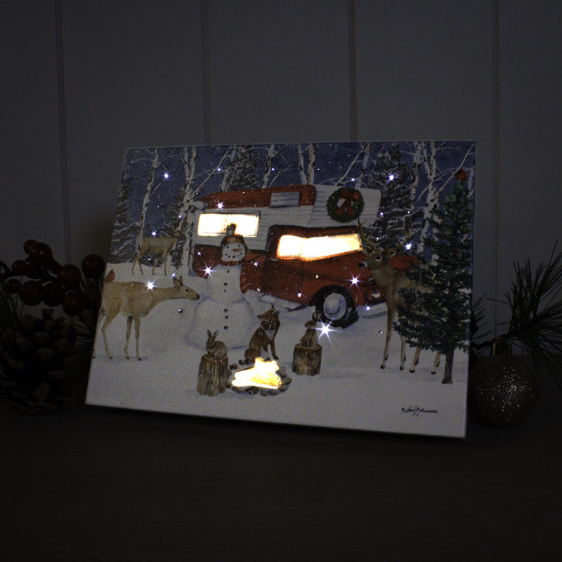 Mini fond de chevalet de Noël 8 x 6