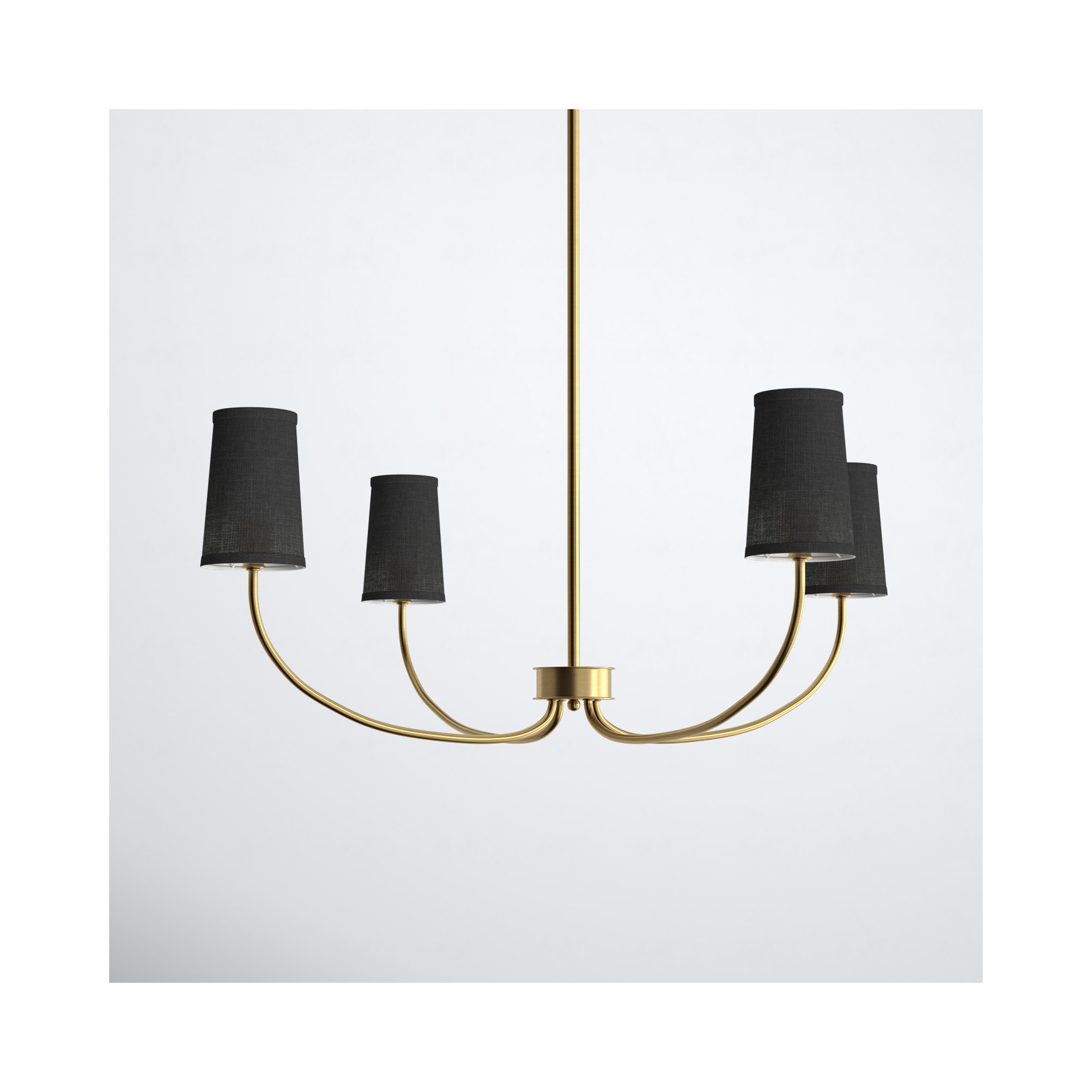 Reba 4 - Light Shaded Classic Chandelier