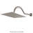 17" Shower Arm with Flange
