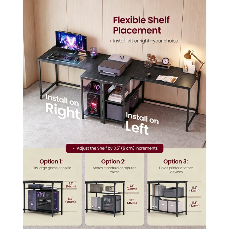 L-Shaped Computer Desk