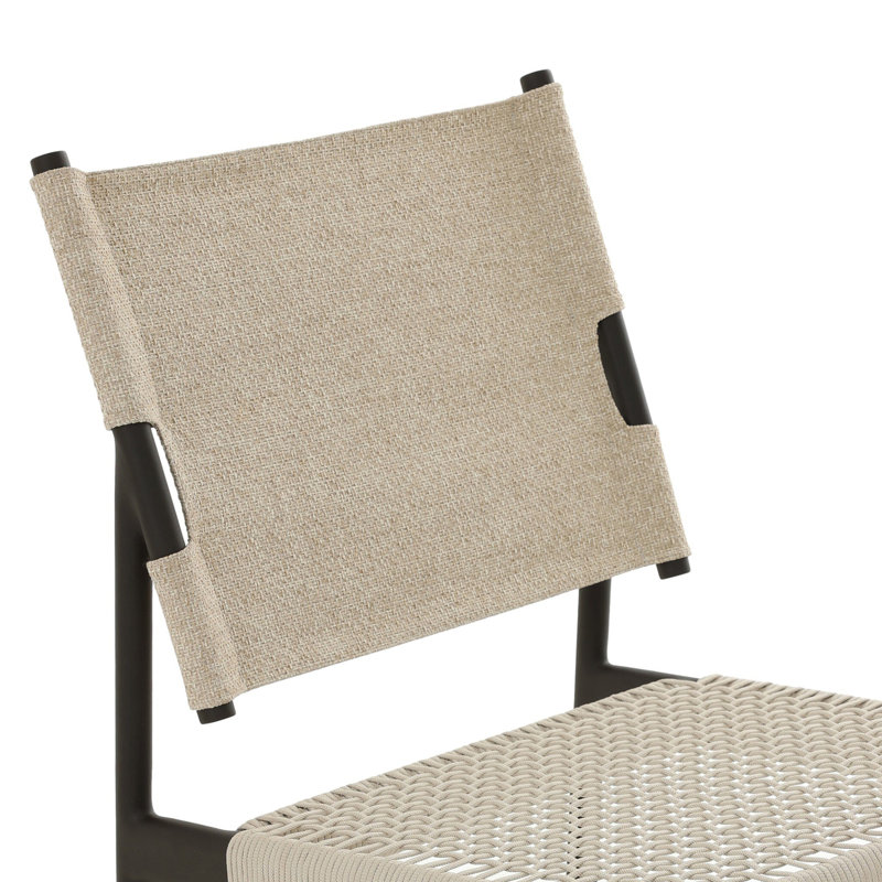 Outdoor Dining Side Chair, Hayes Cream