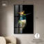 Art mural oiseau couronné azur II Shadowbox-115130098-115130099