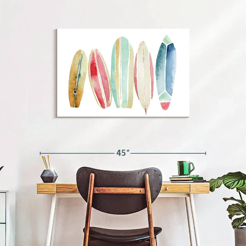 Senne Surfboards In A Row, 24" H x 36" W