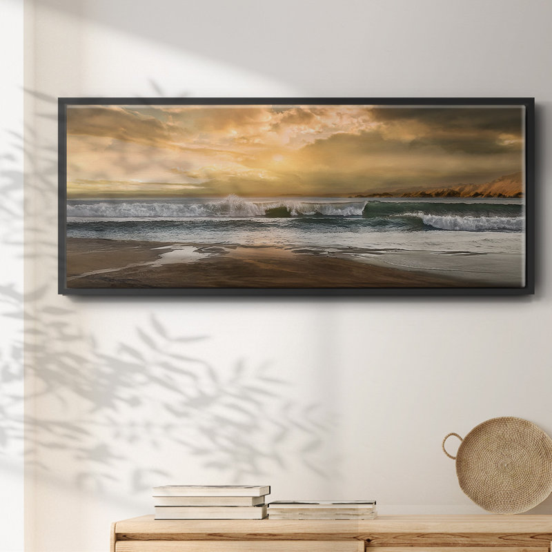 New Dawn- Framed Canvas, 8" H x 20" W