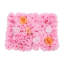 12 panneaux de fleurs artificielles avec fond de roses