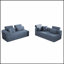 Canapé d'angle modulaire en forme de L, canapé compressible avec revêtement en velours côtelé, se déplie en lit, design compact et confortable-713173173