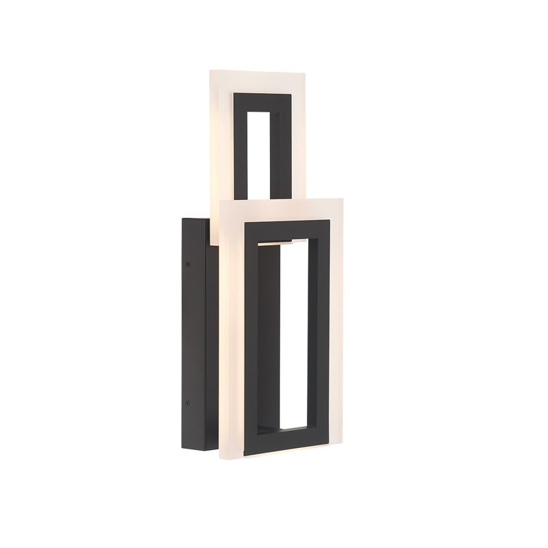 Inizio 1 Light Sconce, Black