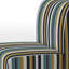 Fauteuil de chambre de 21 po de largeur