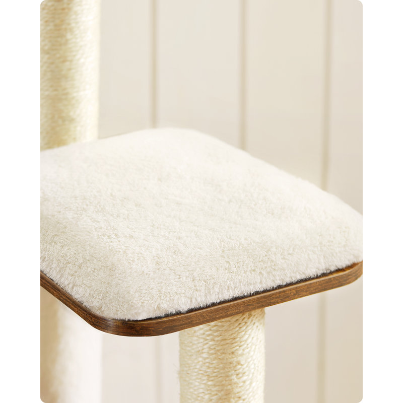 165cm H Cat Tree, Rustic Brown