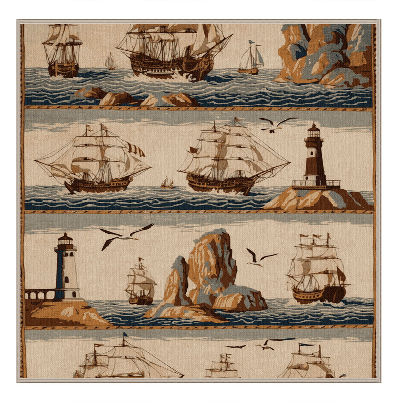 Tapis brun français lavable à la machine, Carré 3 pi