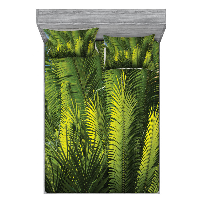 Microfiber Sheet Set, Queen Sheet Set with Fitted Sheet