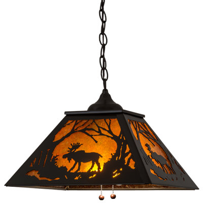 Luminaire suspendu 2 lumières Moose at Dawn
