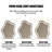 Makeup Vanity with Light mirror,6 drawers-704638420