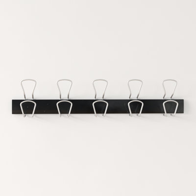 Tamye Steel Wall 10 - Hook Wall Mounted Coat Rack