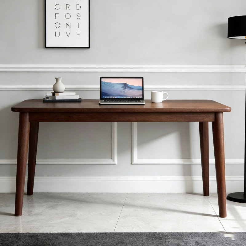 Modern Solid Wooden Desk, 63 x 19.7 Inch