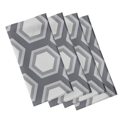 Alyrica Polyester Geometric Square Napkin