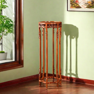 Hexagonal flower frame with water stop curved legs