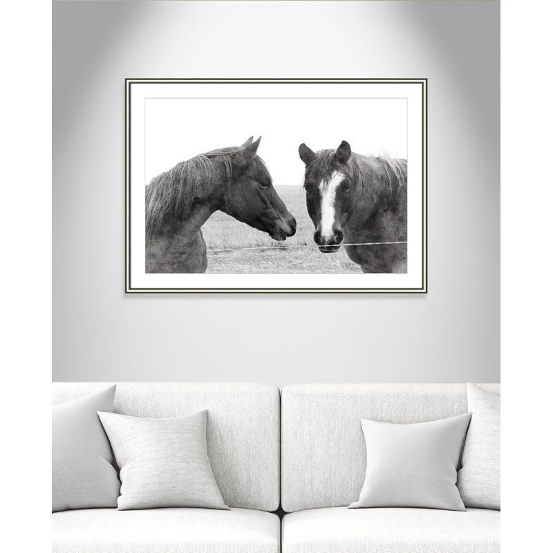 Wild Pastures par Carol Robinsons - reproduction de photo sur papier encadrée, Argent, H 30,75 po x l 42,75 po x P 0,88 po
