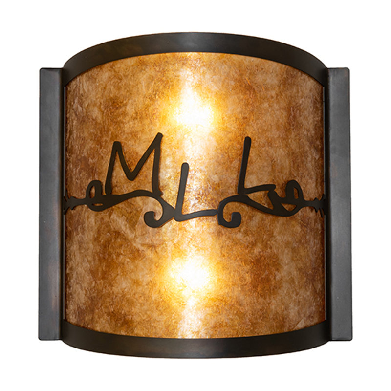 Brittnye Steel Flush Mounted Sconce