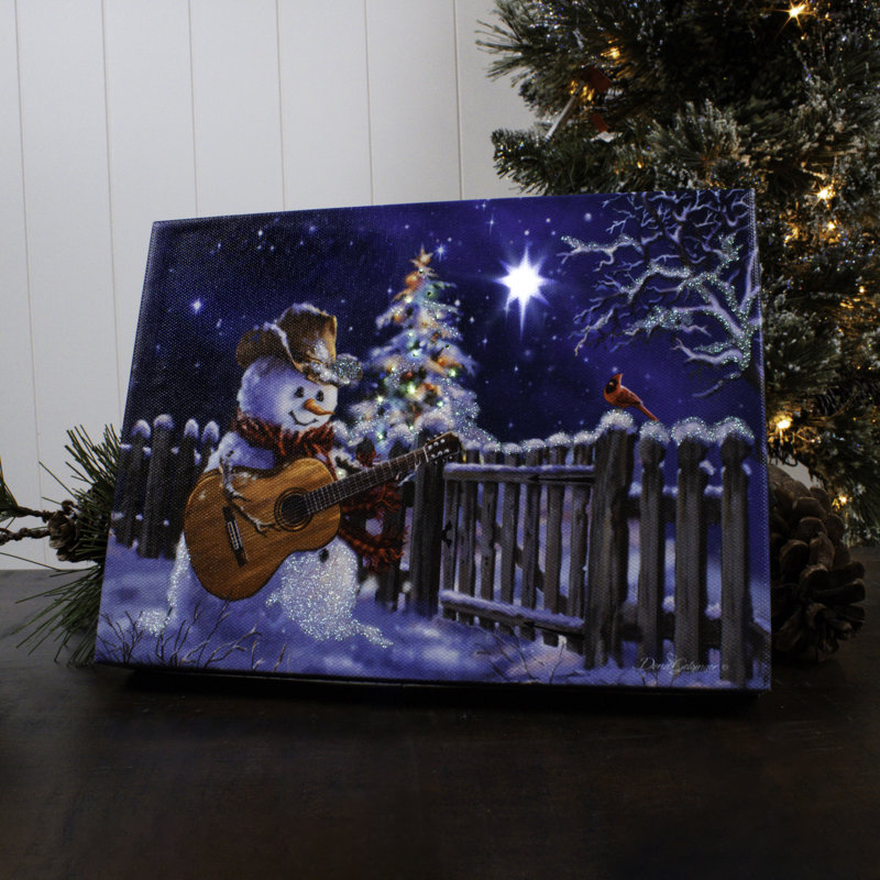 Guitare bonhomme de neige 8 po x 6 po