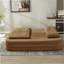 Boneless Multi-Functional Sectional Sofa Bed With Independent Chaise And Convertible King Size Sleeping Surface.-1328784065