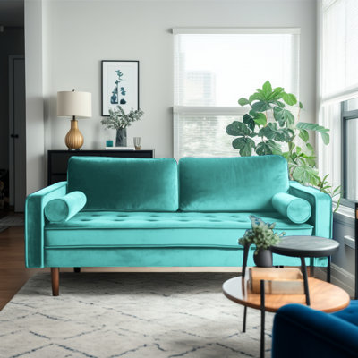 Laurindo 70'' Velvet Sofa