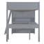 Lit mezzanine avec bureau et tablette-430600742
