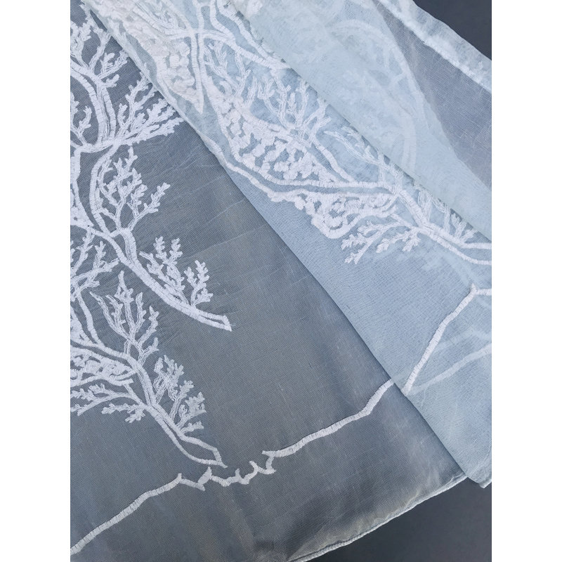 Knutson Polyester Semi Sheer Curtain Single Panel, 54" W x 108" L