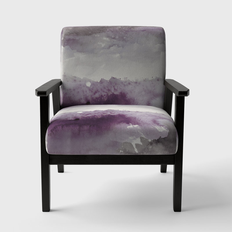 Chaise avec accoudoirs rembourrée Hansgorg, Accoudoirs carrés noirs