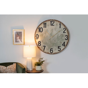 Lara Manufactured Wood Wall Clock