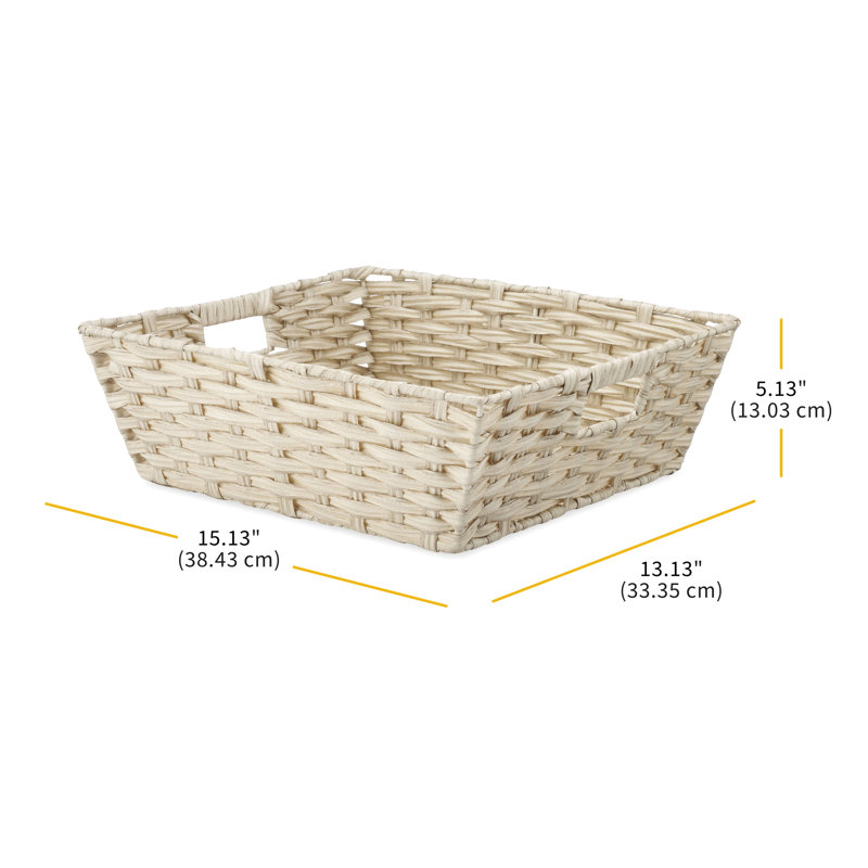 Dotted Line™ Acton Wicker Basket, Linen