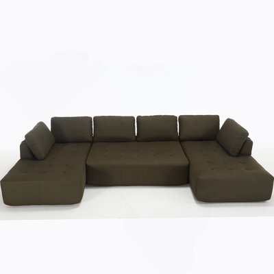 138.5 "Modular Combination Sofa, U-Shaped Sofa, Living Room, Apartment