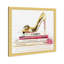 Chaussures mode et glamour dorées et livres de mode - impression-27698080-27698074