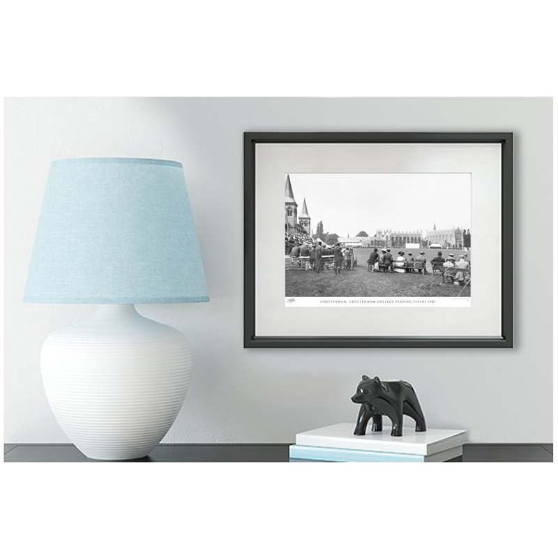 Cheltenham, Cheltenham College Playing Fields 1907 by Francis Frith - Single Picture Frame Print, 60cm H x 80cm W x 2.3cm D