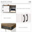 Armoire de cuisine de style avec rangement spacieux, buffet blanc pour table d'entrée, entrée de tablette inférieure, salon