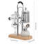 Cafetière à siphon vintage argentée, infuseur à équilibre en verre et acier inoxydable pour café et thé