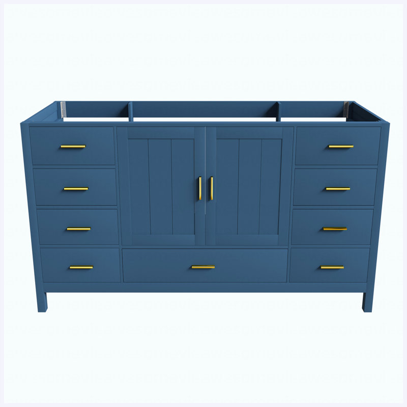 Single Bathroom Vanity with Wood Top