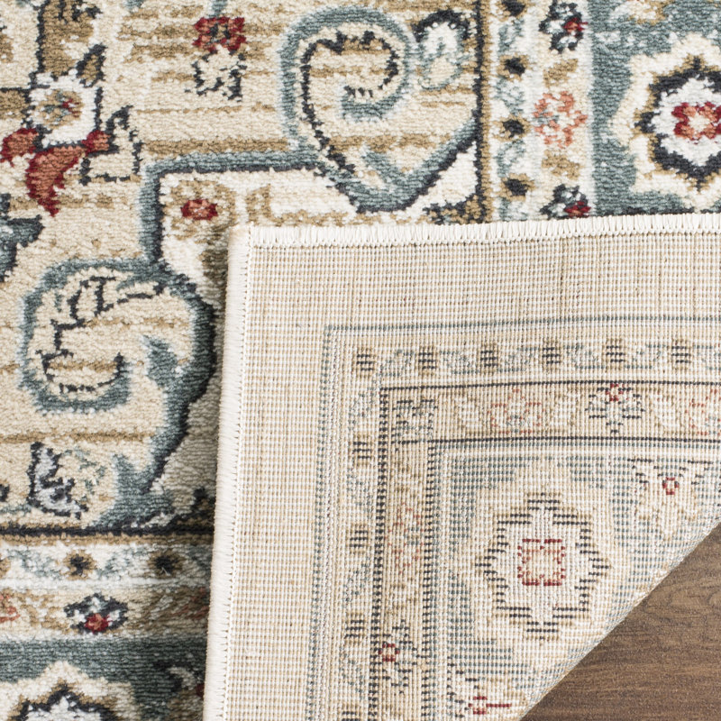 Klose Performance Oriental Rug, Rectangle 5'3" x 7'6", Cream/Beige
